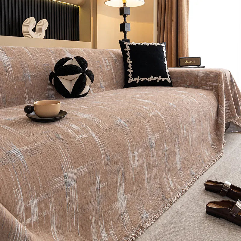 Camping Picnic Sofa Cover 2025 All-season Ethnic Style Cross Pattern Sofa Covers Throw Blanket Camping Mat housses de canapé